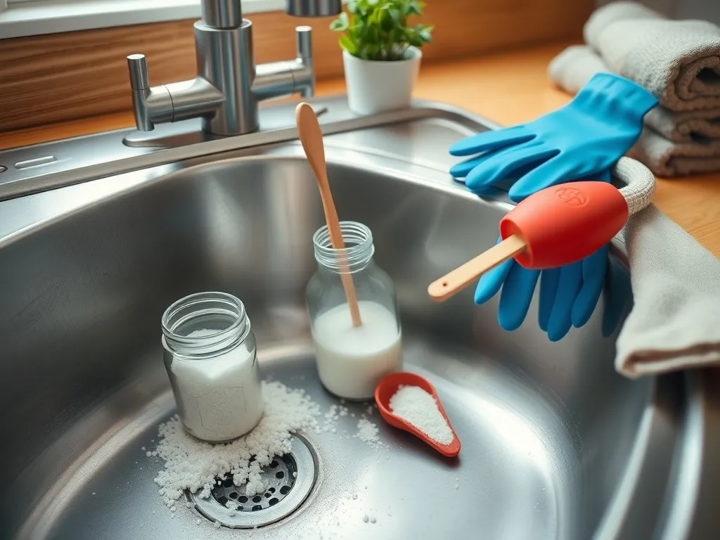 Jak odetkać zlew bez użycia silnej chemii?