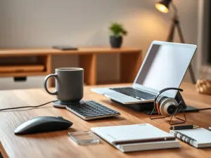 Gadżety do biura, które poprawiają komfort pracy hybrydowej