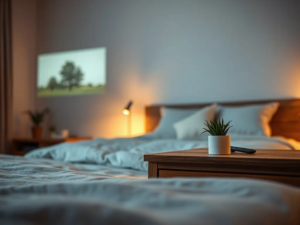 Projektor zamiast telewizora w sypialni – wady i zalety