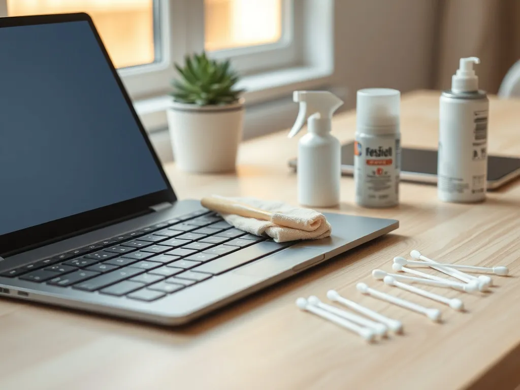 Jak wyczyścić laptopa i klawiaturę bezpiecznie?